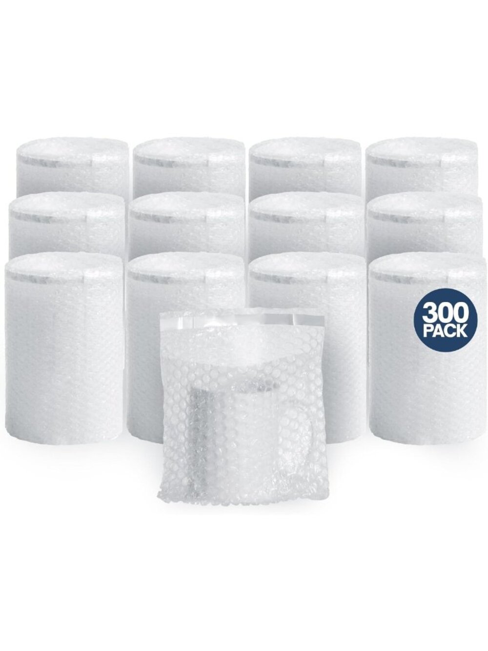 Self-Seal Bubble Pouches - 300pcs Cushioning Wrap for Fragile Items, Packing